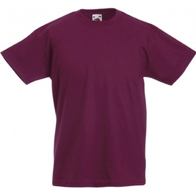 Fruit of the Loom tričko burgundy