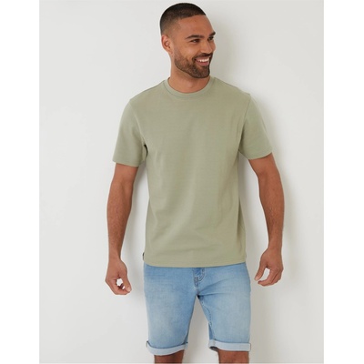 Threadbare Тениска Threadbare Men's Regular Fit Roseburn T-Shirt - Sage