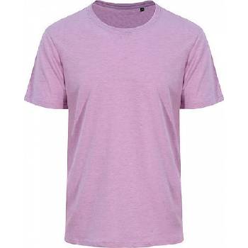Melírové unisex tričko v pastelových barvách Just Ts 160 g/m Fialová JT032