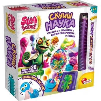 Lisciani Giochi Творчески комплект Lisciani Slumi Science - Направи си сам над 20 експеримента (LIBG110339)