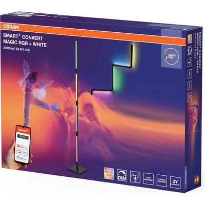 OSRAM Смарт осветително тяло Osram - Magic RGBW, 24W, димируемо, черно (4099854096495)