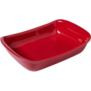 Pyrex - Supreme Ceramic - Правоъгълна тава, 30х20, 3, 2л, керамика, червена-SU30RR5/7246 (0012372)