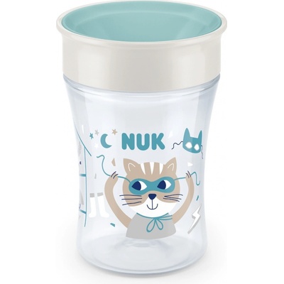 Nuk hrnček Magic Cup s viečkom 230 ml červená