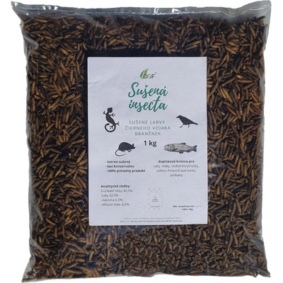 OGF larva čierneho vojaka Hermetia illucens 1 kg