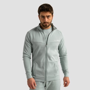 GymBeam Суичър с цип Limitless Eucalypt XXL