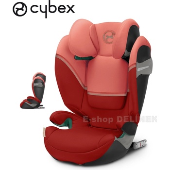 Cybex Solution S2 i-Fix 2024 hibiscus red