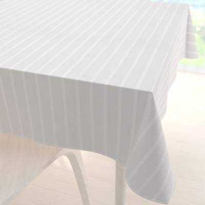 Biante damašek ubrus DM-002 Bílý proužky 6 a 24 mm 40x40 cm