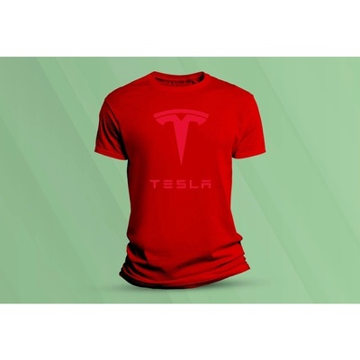 Sandratex dětské bavlněné tričko Tesla 1 červená