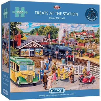 Gibsons - Puzzle Treats at the Station - 1 000 piese