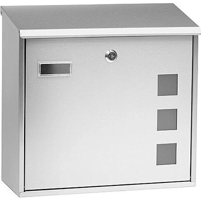 Poštová schránka s okienkami RICHTER BK.703.GN (nerez), RICHTER Nerez matný