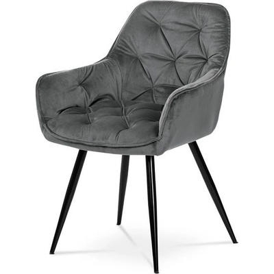 Autronic Jazz DCH-421GREY4 matný zamat sivá
