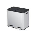 EKO-Europe EKO Кош за разделно събиране с 2 педала ESSENTIAL - 2 х 22 л. - мат (EKO 912544 - Matt s/s)