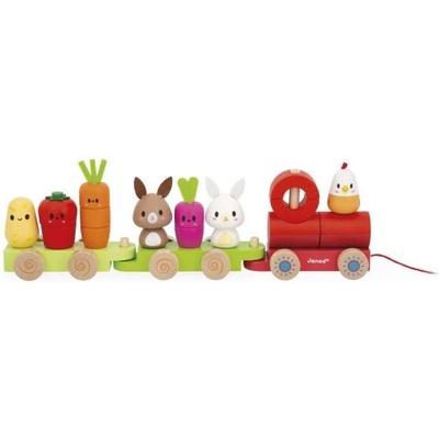 Janod Farm Дървен влак Ферма