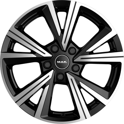 MAK QVARZ 7x17 5x112 ET40 black mirror