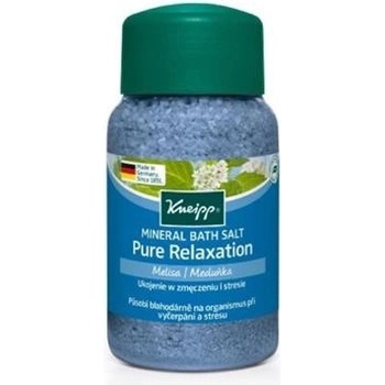 Kneipp Pure Relaxation Lemon Balm sůl do koupele s minerály 500 g