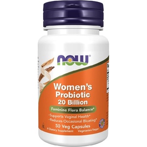 NOW NOW Women's Probiotic 20 Billion, 50 Veg Capsules