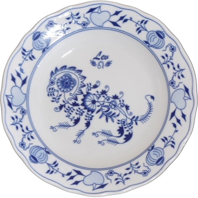 porcelán Dubí Cibulák tanier Lev zverokruh horoskop 24 cm