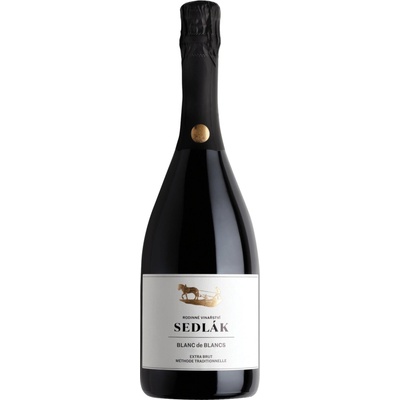 Sedlák Sekt Blanc de Blanc Chardonnay Extra Brut 2023 12% 0,75 l (čistá fľaša)