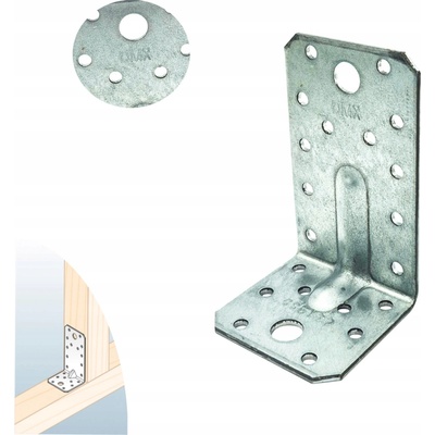 Domax KP 3 Uholník s prelisom 90x50x55x2,5mm