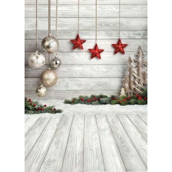 FOTO POZADIE krb vianočný stromček Vianočná stena FOTO 240 x 240 cm