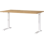 Germania Работна маса с регулируема височина с дъбов плот 80x140 cm Downey - Germania (7904-242)