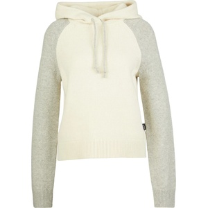 Patagonia Дамски вълнен пуловер Patagonia Women's Rec. Wool-Blend Hooded Pullover Sweater Hoodie - Dyno White (105-4755-0213)