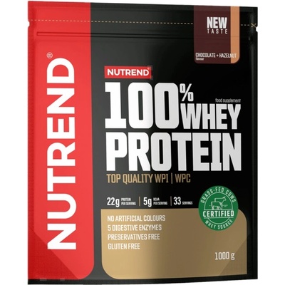 Nutrend 100% Whey Protein [1000 грама] Шоколад и лешник