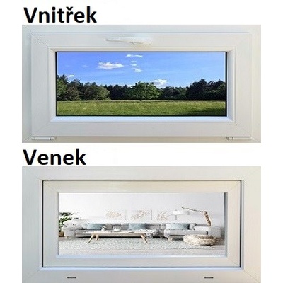 SMART Plastové okno 120x60, Sklopné – Sleviste.cz