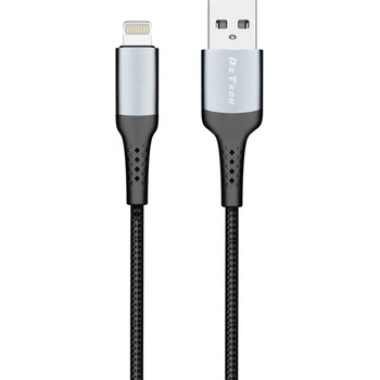 Image 1 of DeTech Кабел за данни DeTech DE-43i2, Lightning, 2.0m, Черен - 40260