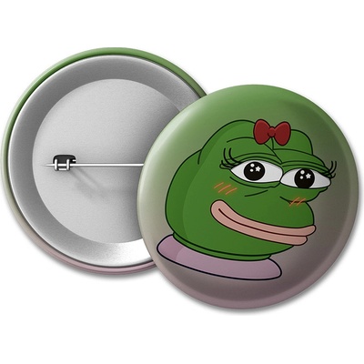 MemeMerch placka Lady Pepe