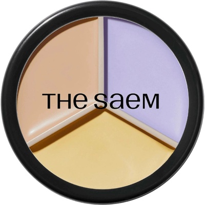 The Saem Trojitý korektor na obličej Cover Perfection Triple Pot Concealer No,4 Tone Up Beige 4,5 g 4,5 g 4,2 g