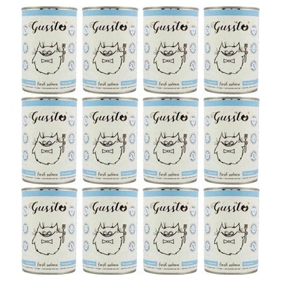Gussto Cat Fresh Salmon 12 x 400 g