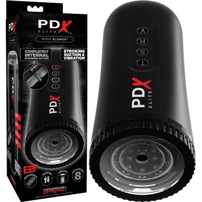 Мастурбатор, тласкащ, засмукващ и вибриращ - Moto Blower (PIPE0RD537)
