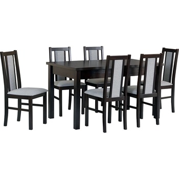 DREWMIX Jedálenský set - stôl MODENA I / stoličky BOSS XIV