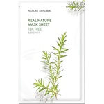 Nature republic Real Nature Tea Tree Sheet Mask - Успокояваща маска за лице с чаено дърво 1бр/23мл