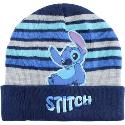DIFUZED Chlapčenská zimná pletená čiapka Stitch licencia Lilo & Stitch