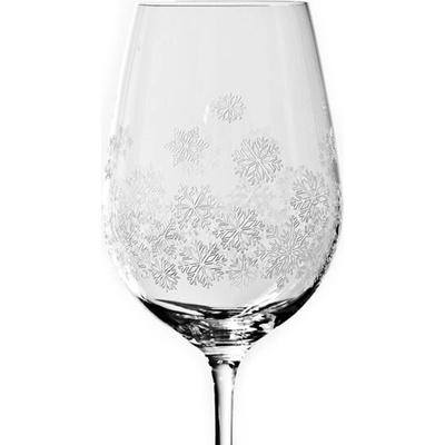 Crystalex Sklenice na bílé i červené víno Viola Sněhové vločky 6 x 350 ml