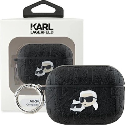 Karl Lagerfeld PU Embossed Karl and Choupette Heads Puzdro na AirPods Pro 2 KLAP2PGKCPK