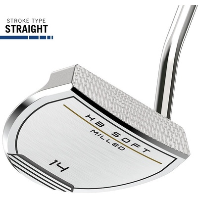 Cleveland HB Soft Milled 14 Single Bend putter RH 35 steel