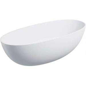 Omnires Shell - Свободностояща вана, 175x78 см, матово бяла SHELL175WWBM (SHELL175WWBM)