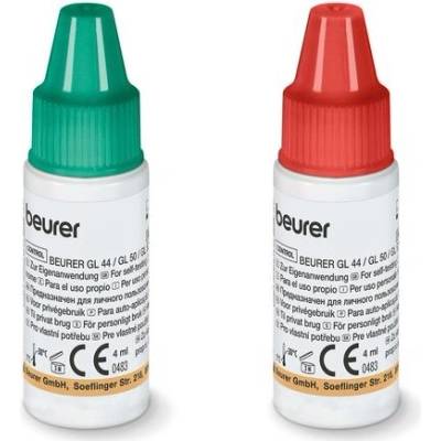 Beurer 464.16 - kontrolní roztok pro GL 44 / GL 50 (2x 4ml)