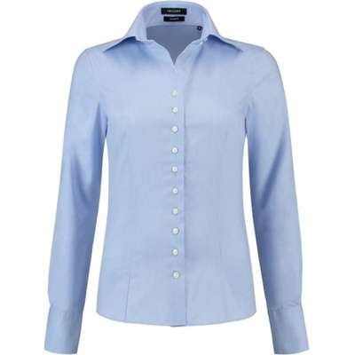 Tricorp košile Fitted Blouse T22 dlouhý rukáv dámská Modrá