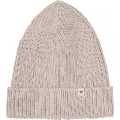 Huttelihut Детска зимна шапка (beanie) Huttelihut Kid's Beanie Wool Knit Dino Beanie - Camel Melange - размер 54 cm (904-5560-0114)