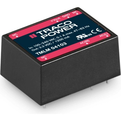 sieťový zdroj AC/DC do DPS TracoPower TMLM 04103 3.3 V/DC 1.2 A 4 W