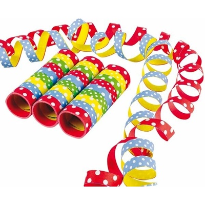 Serpentíny s bodkami 14 mm x 4 m