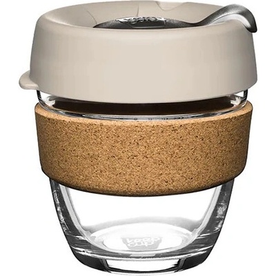 KeepCup sklenený termohrnček Brew Black XS 177 ml