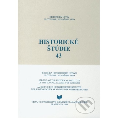 Historické štúdie 43