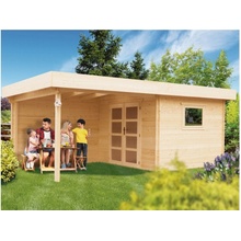 BPP Marta 1 záhradná chatka s prístreškom , 600 x 300 cm 28 mm 587585