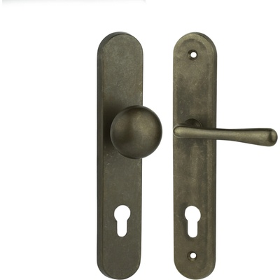 COBRA ELEGANT PZ 92 mm kľučka pravá/guľa mosadz leštená lesklá