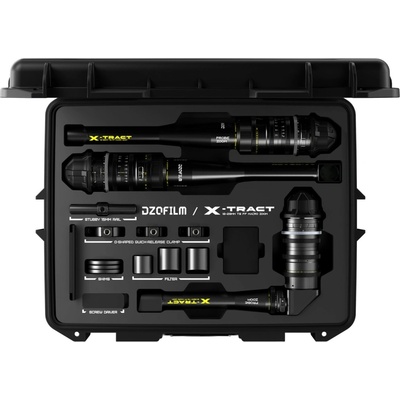 DZO Optics DZOFILM X‑tract 18–28 mm T8 sada 0°/90°/360°, PL, metrická, černý kufr